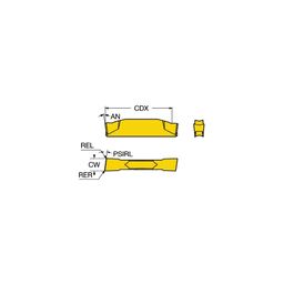 L123E2 CoroCutⓇ 1-2 Parting Inserts Grade 1125 thumbnail-0