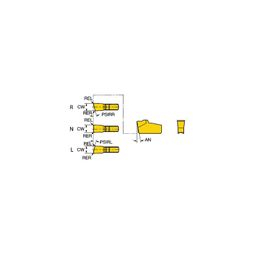 L151.2 T-MaxⓇ Q-Cut Parting Inserts thumbnail-0