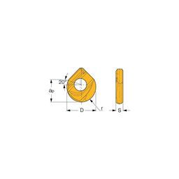 HBR-QF Milling Inserts Grade IC908 thumbnail-1