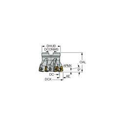 FFQ4 D-12 High Feed Face Mills  thumbnail-1