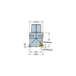 R300 CoroMillⓇ 300 Face Milling Cutter thumbnail-0