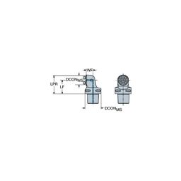 C5-570 Coromant CaptoⓇ To CoroTurnⓇ SL Adaptor
 thumbnail-0