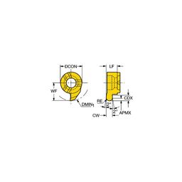 MB-07R CoroCutⓇ MB Solid Carbide Head For Profiling Grade 1025 thumbnail-0