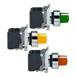 Harmony XB5 Complete Illuminated Selector Switches 2-position - Stay Put thumbnail-0