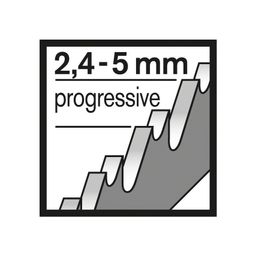 T345 XF Progressor for Wood and Metal Jigsaw Blades thumbnail-1