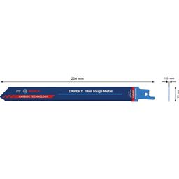 Expert Thin Tough Metal Reciprocating Saw Blades thumbnail-2