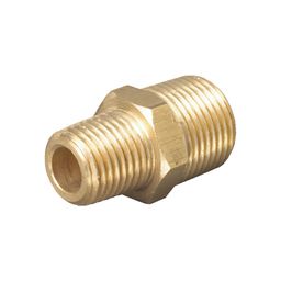 Brass Adaptors - Hexagon Nipple - NPT thumbnail-0