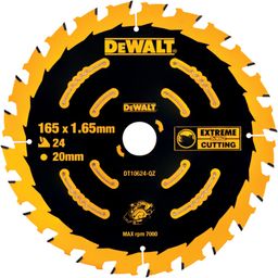 DT10624 Extreme™ Cordless Circular Saw Blade 165mm x 20mm thumbnail-0