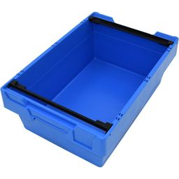 Blue Solid Sided Bale Arm Crate
 thumbnail-3