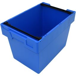 Blue Solid Sided Bale Arm Crate
 thumbnail-1