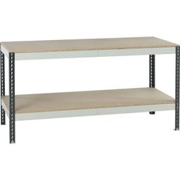 Work Benches - Benches Style B - with Chipboard, Blue/Grey thumbnail-1