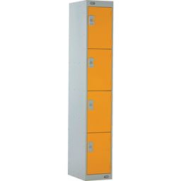 Standard Lockers - Solid Doors - Nest 1, Red thumbnail-4