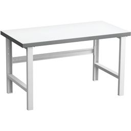 Heavy Duty Vinyl Top (Plastic Edges) Fixed Height Workshop Benches thumbnail-0