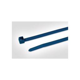 Cable Ties For Food Industry, Metal Detectable, Blue, Pack Qty 100 thumbnail-0