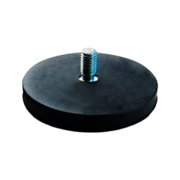 Rubber Covered Neodymium Pot Magnets - Male Thread thumbnail-0