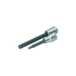 1/2" Square Drive Hexagon Bit Sockets - Metric, Long thumbnail-0