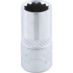 1/4" Square Drive Bi-Hexagon Sockets, Metric thumbnail-1