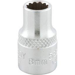 3/8" Bi-Hexagonal Standard Length Sockets, Metric thumbnail-3