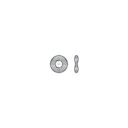 Washer, Metric - Spring Steel (DIN267-26) - Wave Spring - DIN 137 B thumbnail-0