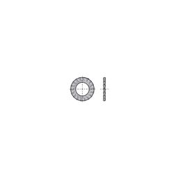 Washer, Inch - A2 Stainless - Serrated Lock Washer External Teeth - DIN 6798 A thumbnail-0