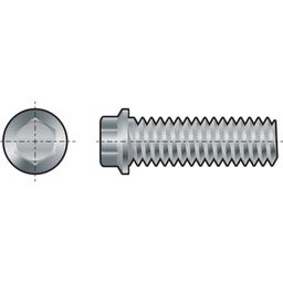 Self Locking Hex Head Bolt with Flange, Metric - Steel - Grade 90/100 - ZN (Zinc Flake) - DIN 6921 thumbnail-0