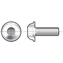 Socket Head Flange Button Screw, Metric - A2 Stainless Steel
Grade 70 - DIN 7380/2-Hex thumbnail-0