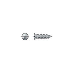 Self Tapping Screw, Metric - Zinc Plated Steel - Slotted Countersunk - DIN 7973C thumbnail-1