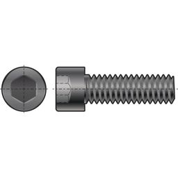 Socket Head Cap Screw, Metric - Steel - Grade 8.8 - Thread to Head - DIN 912 thumbnail-0