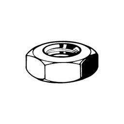 Hexagon Thin Nut, Metric - Steel - Standard (Self Colour) - MF (Metric Fine) - Plain - Grade 4 - DIN 439 B (1987) thumbnail-2