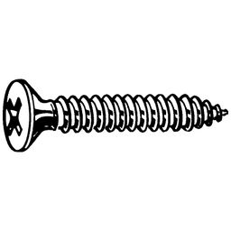 Self Tapping Screw, Metric - Steel - Phillips countersunk Screw - DIN 7982 C - H thumbnail-0