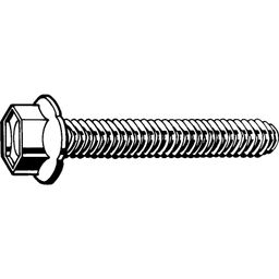 Hex Flange Head Set Screw, Metric - A2 Stainless - Grade 70 - DIN 6921 thumbnail-0