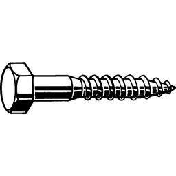 Hexagon Head Wood Screw -ST (Self Tapping) - A2 Stainless - DIN 571 thumbnail-2