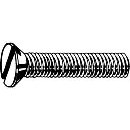 Machine Screw, Metric - Steel -  BZP (Bright Zinc Plated) - Grade 8.8 - Slotted Countersunk Head - DIN 963 thumbnail-1