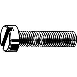 Machine Screw, Metric - Steel - BZP (Bright Zinc Plated) - Grade 8.8 - Slotted Cheese Head - DIN 84  thumbnail-1