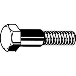 Hex Head Shoulder Screw, Metric - Steel - Grade 8.8 - Long Thread - DIN 609 thumbnail-2