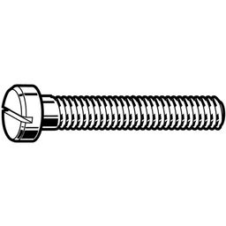 Machine Screw - Metric - A2 Stainless - Slotted Pan Head Screw - Small Head - DIN 920 thumbnail-1