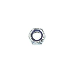 Lock Nuts, Metric - Steel - BZP (Bright Zinc Plated) - Prevailing Torque Type - Nylon Insert - Grade 5 - DIN 985  thumbnail-1