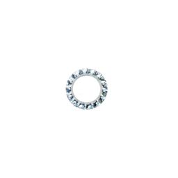 Serrated Lock Washer - Metric - A2 Stainless Steel - External Teeth -  DIN 6798A  thumbnail-3