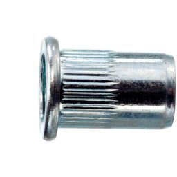 Blind Rivet Nut - Cylindrical - Open With Serrated Shank - A2 Stainless Steel - 4 OCH 30   thumbnail-0