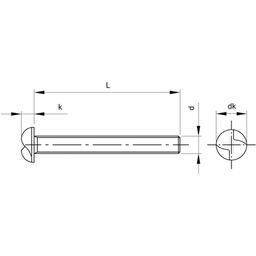 Security Self Tapping Screw, Metric - A2 Stainless - Clutch Pan Head thumbnail-1