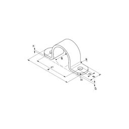 Pipe Clamp, Metric - A4 Stainless - Full Pipe Clamps  thumbnail-1