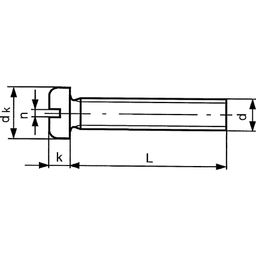 Machine Screw, Metric - Brass - Grade Cu2/Cu3 - Slotted Pan Head - DIN 85 thumbnail-2