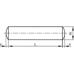 Parallel/Dowel Pin, Metric - Steel - (Self-Colour) - DIN 7 thumbnail-1