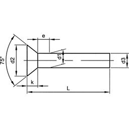 Rivets, Metric - Copper - Countersunk Head Rivet thumbnail-1