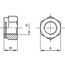 Hexagon Nuts - Metric - Steel Copper Plated - Thermag Exhaust Nut thumbnail-2