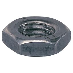 Hexagon Thin Nut, Metric - Steel - Standard (Self Colour) - MF (Metric Fine) - Plain - Grade 4 - DIN 439 B (1987) thumbnail-1