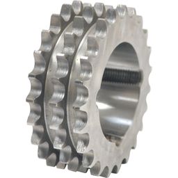 10B-2 (5/8" x 3/8") Triplex Sprockets - Taper Bore thumbnail-0