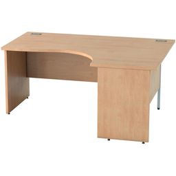 Satellite Office Furniture: Panel End Crescent Workstations
 thumbnail-0