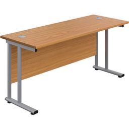 Twin Upright Cantilever Rectangular Desks thumbnail-0