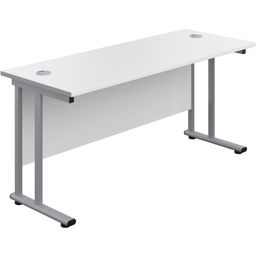 Twin Upright Cantilever Rectangular Desks thumbnail-2